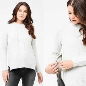 Ripe Maternity Cable Knit Nursing Sweater